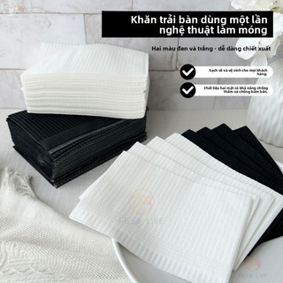 Khăn trải bàn làm móng không thấm nước dùng một lần, chống bụi, dùng cho xác minh móng/hình xăm, thảm trải bàn [L006]
