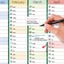 TOPTOOLCX Lịch treo tường lớn, Danh sách việc cần làm Lịch hàng năm 2026 Lịch hàng ngày, Người tổ chức chương trình nghị sự Người lập kế hoạch hàng năm Sổ kế hoạch 365 ngày Văn phòng tại nhà