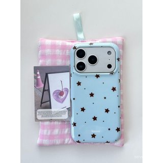 Ốp Điện Thoại Thích Hợp Cho iPhone 11 12 13 14 15 16 17 Pro max Plus Màu Không Khí Toàn Màn Hình Ngôi Sao ins Vỏ Bảo Vệ Chống Sốc Bao Gồm Tất Cả DK7W