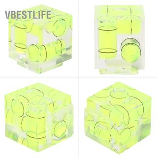 VBESTLIFE Cold Shoe Spirit Level Các phụ kiện máy ảnh khác Hình vuông ba chiều Bong bóng khí 3 trục cho kỹ thuật số