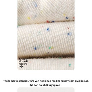 Tất hoạt hình cho bé gái – Cotton mềm thoáng khí, họa tiết thỏ dễ thương, mang đi học cực xinh