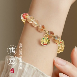 Vòng Tay Nữ Hình Thác Nước Nuốt Quái Vật Pixiu, Chất Liệu Giả Pha Lê, May Mắn Femar