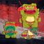 YT4 Fugler x TMNT Teenage Mutant Ninja Turtles Mikey Raphael Ugly-Cute Cotton Sang Trọng Búp Bê plushie