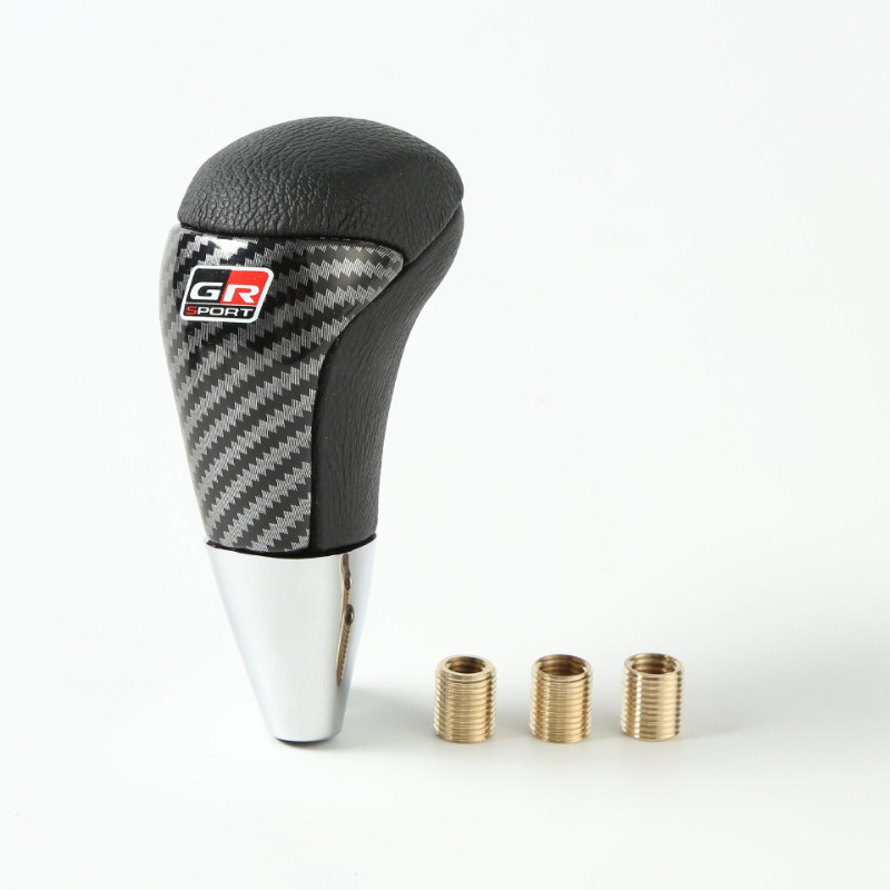 Núm Cần Số Thể Thao Trd GR Da Và Carbon Phong Cách Racing Nâng Cấp Nội Thất Cho Dòng Xe Toyota，Nâng tầm phong cách