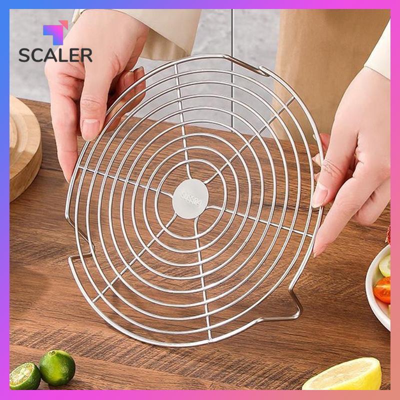 SCALER Giá hấp bằng thép không gỉ Khay hấp Nồi Bánh bao Trứng nướng Giá đỡ Bộ đồ ăn nhà bếp Dụng cụ nấu ăn.