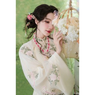 Áo Tấc Chất Liệu Tơ Thêu - Việt Phục Cổ Trang Giao Thuỷ