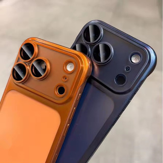 [JLK] Ốp lưng PC siêu mỏng Framless cho iPhone 17 Pro Max Vỏ bảo vệ Camera mạ không khí cho iPhone 12 13 14 15 16 Pro Max