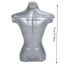 SMILE 1 Cái Trên Cơ Thể Mannequin, Nửa Thân Dày PVC Nam Bơm Hơi Mannequins, Trên Thân Bạc 、 Giá Trưng Bày Quần Áo Màn Hình Cửa Sổ