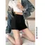 Cao Cấp Siêu Quần Short Nữ Phong Cách Nhóm 2024 Rời Ôm Hơn Nhìn Đen Phù Hợp Với Cô Gái Nóng Quần Legging Nóng 5.12