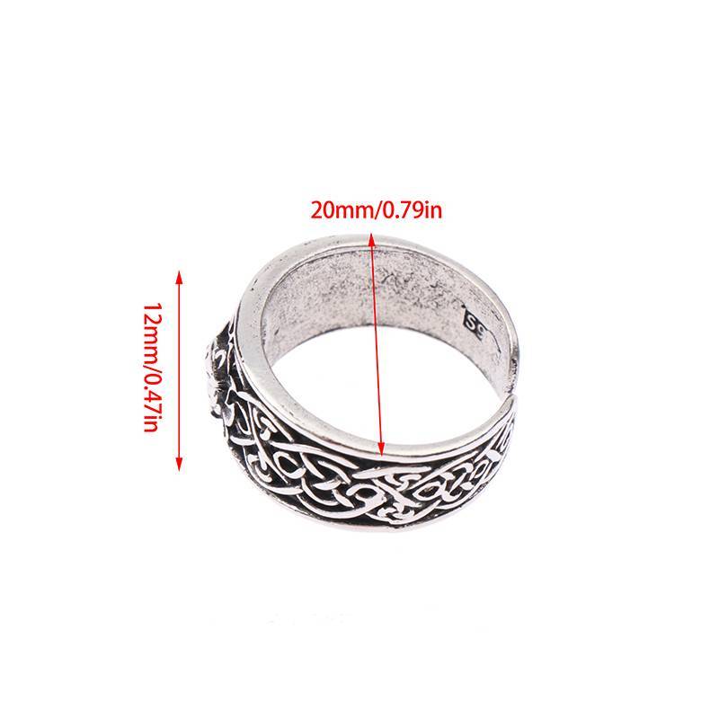 Springevenstar Vintage Chín Đuôi Cáo Nhẫn Dành Cho Nữ Hợp Thời Trang Nhẫn Trang Sức Quà Tặng Có Thể Điều Chỉnh Springevenstar