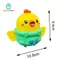 Gamchiano Hoạt Hình Báo Chí Sloth Đồ Chơi Gà Gà Con Vui Nhộn Đẩy Cho Bé 1-3 Tuổi Cho Bé Trai