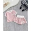 Sét Bé Gái HỌA TIẾT OLOE CỔ TIM QC59 K.Kid Bộ Mùa Hè Chất Cotton Mát 8-20 kg M99