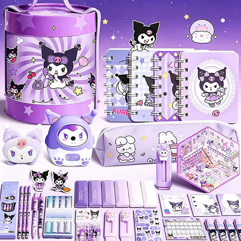 Bộ quà tặng văn phòng phẩm đồ dùng học tập hoạt hình cute cho bé sinh nhật 1/6 tốt nghiệp hot