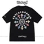 Lucky Cross Print 200GSM Mềm Mại Thời Trang Cao Cấp Nam Nữ Mỹ Cổ Tròn Áo Thun 0514
