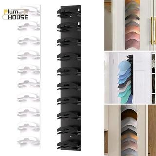 PlumHOUSE 10Grids Nắp Treo Tường Ra Mũ Giá Đỡ Mũ Bóng Chày Khăn Ra Giá Đỡ Tủ Quần Áo Móc Treo Lưu Trữ Phụ Kiện Tiết Kiệm Không Gian VN