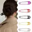 PNPIA- Kẹp an toàn lớn Kẹp tóc kim loại Móng vuốt tóc sáng tạo Barrette dành cho nữ Thi Tóc giữ an toàn cho công việc và sự kiện