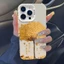 Ốp Bảo Vệ Điện Thoại Di Động Đồng Xu Vàng Cây Làm Tiền Thích Hợp Cho Apple 16 Vỏ Điện Thoại Di Động Chống Sốc 15ProMax Nữ Hoạt Hình 14Max Silicone.Soft
