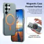 Ốp điện thoại sạc từ tính Lychee Grain PC + TPU cho Samsung Galaxy S26 S25 S24 S23 S22 S21 S20 Ultra + FE Ốp lưng chống sốc