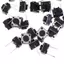 100 chiếc 2 chân Công tắc nút nhấn xúc giác Công tắc xúc giác 6X6X5mm mới tạm thời