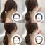 PNPIA- Tóc Giả Bện Dây Cao Su Co Giãn Tóc Dây Buộc Đầu Tóc Tóc Giả Bím Tóc Cố Định Kiểu Tóc Co Giãn Dây Nối Dài Đuôi Ngựa Giá Đỡ
