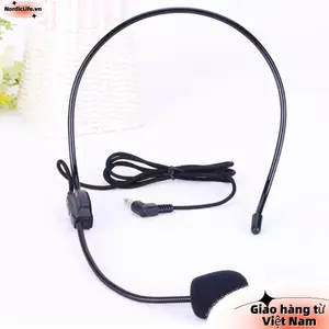 Micro có dây NORDICLIFE, Micro tai nghe di động gắn trên đầu, Bộ khuếch đại âm lượng Linh hoạt Giảng dạy sân khấu Loa phát biểu Mic