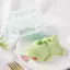 Luckyew Khủng Long Dễ Thương Mousse Khuôn Bánh Pudding Khuôn Silicon Custard Khuôn Bánh Hoạt Hình Màu Xanh Dino Trang Trí Bánh Nướng Bánh Dụng Cụ TQ