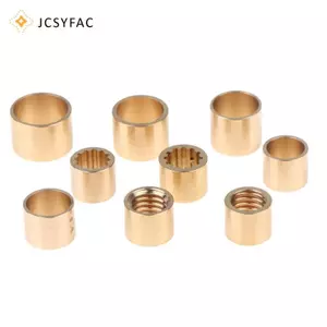 JCSYFAC 10 Chiếc DIY Snooker Bi-a Đồng Đồng Hồ Bơi Cue Ferrule Phụ Kiện Sửa Chữa 9mm10mm11mm12mm13mm Phụ Kiện Đồng Thau Mới
