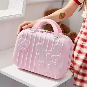 🔥Túi Xách Du Lịch Mini Chống Thấm Nước Phiên Bản Hàn Quốc Dễ Thương Hoạt Hình Mèo Hộp Đựng Mỹ Phẩm 47cm Hoạt Hình Vali Nhỏ Vali Du Lịch Cầm Tay Vali