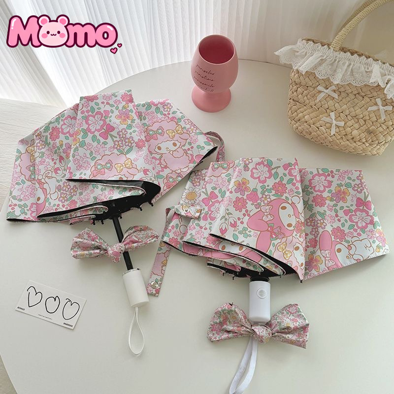 My Melody họa tiết hoạt hình dễ thương chống nắng và bảo vệ mưa ô trẻ em