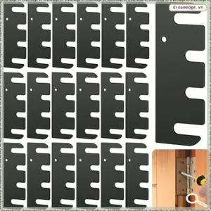 Bộ dụng cụ sửa chữa bao gồm 10 chiếc bản lề cửa bằng thép không gỉ, miếng đệm bản lề & phần cứng