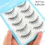 Demon Phong Cách Lông Mi Giả Trong Suốt Mỏng Thân C Curl 6-12mm Phối Chiều Dài Cho Cosplay Anime Nhập Vai Chơi