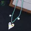 Dây thắt nút thủ công Mặt dây chuyền trái tim Nelace Dây chuyền áo len thời trang Staable Star Pearl Nelace dành cho nữ Quà tặng trang sức