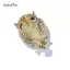AqToCna Cú Thổ Cẩm Kim Loại Động Vật Pin Nữ Kim Cương Giả Trang Sức Thời Trang Quà Tặng Phụ Kiện Cho Áo Khăn Đầm AqToCna