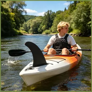 Ván lướt sóng Vây Cắm đuôi Phụ kiện Vây thuyền Kayak để lướt sóng xuồng Kayak Thuyền sông Hồ Hoạt động thể thao dưới nước kouvn