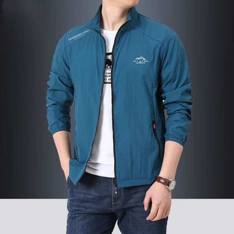 Áo khoác thể thao ngoài trời chống tia cực tím VG dành cho nam, áo gió nhẹ khô nhanh thoáng khí