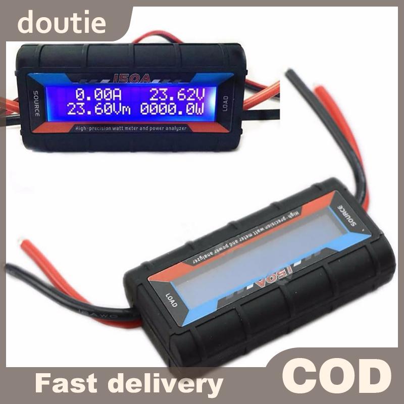 Doutie FT08 RC 150A Đồng hồ đo Watt chính xác cao Máy phân tích công suất Đèn nền LCD wattmeter VN