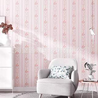 ☀Phong Cách Nhật Bản Phong Cách Hàn Quốc Mục Vụ Hoa Nhỏ Tự Dính Giấy Dán Tường Cô Gái Màu Hồng Hộ Gia Đình Tân Trang Dán Ký Túc Xá Sinh Viên Chống Thấm Nước E18 4A5