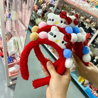 BỜM TÓC MÈO HELLO KITTY DỄ THƯƠNG MÀU ĐỎ NỔI BẬT PHỤ KIỆN XINH XẮN CHO BÉ VÀ BẠN GÁI