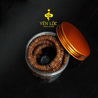 Vòng Trầm Hương Hạt Nút Tốc Kiến Tự Nhiên - Mùi Thơm Ngọt Ngào - Trầm Hương Yên Lộc