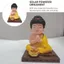 FANIELLAPOWELL Tượng trang trí Phật, Phụ kiện ô tô Đồ trang trí linh vật Đồ chơi nhảy múa, Bảng điều khiển trang trí may mắn và may mắn sáng tạo