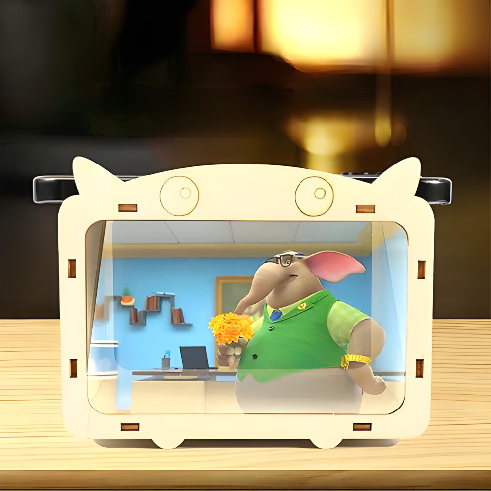 Hộp Chiếu Phim Hologram 3D Cho Bé, Tạo Hiệu Ứng Sống Động An Toàn Cho Bé DINO