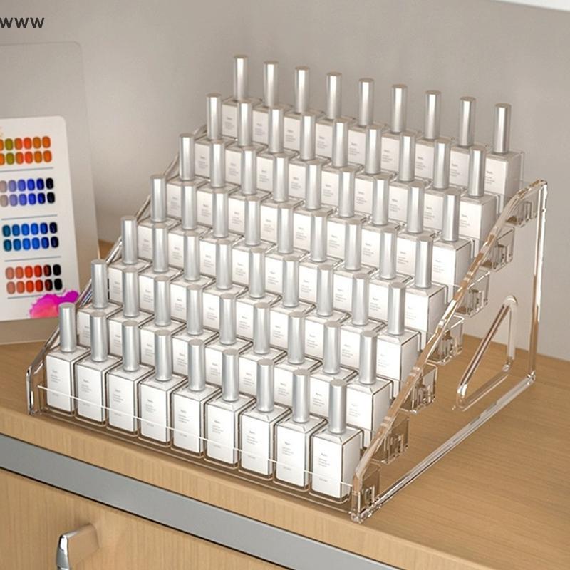 Kệ trưng bày Kệ đựng sơn móng tay 3/4/5/6/7 Layers Acrylic Cosmetic Nail Polish Orgaizer Display