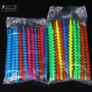PlumHOUSE Nhựa Xoắn Ốc Perm Stick Máy Uốn Tóc Không Nhiệt Nữ Xoăn Con Lăn Tóc Không Nhiệt Uốn Tóc Lạnh Perm Bar Dụng Cụ Tạo Kiểu Tóc VN
