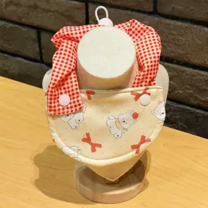 Thú Cưng Yếm Chó Nước Bọt Khăn Mèo Dễ Thương Búp Bê Dày Nhỏ Vừa Chó Yếm Có Thể Điều Chỉnh Trang Trí
