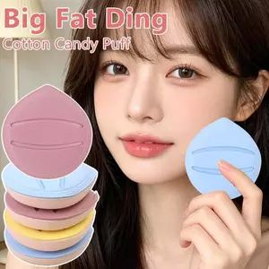 BEAUTY BLENDER 1 / 2 / 3 Bộ Miếng Bọt Biển Trang Điểm Hấp Thụ Không Nền, Họa Tiết Marshmallow Cực Mềm Có Thể Tái Sử Dụng Máy Xay Làm Đẹp, Tay Cầm Kép Cho Ứng Dụng Chính Xác