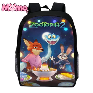 In họa tiết hoạt hình Zootopia, cùng phong cách cho ba lô trẻ em thời trang bé trai và bé gái
