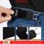 Thắt lưng thun DUSKGLOW, Khóa thắt lưng Unisex Buckleless Belt Hook, Móc kim loại thoải mái có thể điều chỉnh