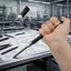 Bút Chì Cơ GETVOW, Bút Chì Tự Động Kim Loại Hạng Nặng, Chất Lượng Cao 5.6 Mm Với Kẹp Bút Phác Thảo Bút Chì Bóng & Vẽ Manga