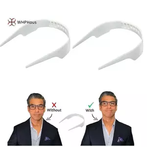 < WHPHous-t > Áo sơ mi có thể điều chỉnh Hỗ trợ áo thun đứng cổ áo Shaper Áo sơ mi chống lật cố định Shaper Cổ áo ở lại Bộ phụ kiện vải đẹp