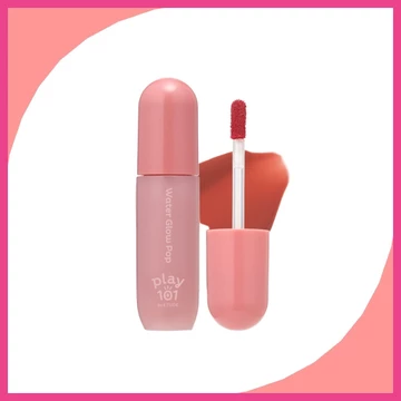 [etude] Water Glow Pop Tint, Cá hồi, 1 cái/ Son Tint Hàn Quốc/ Hoàn thiện phát sáng nước/ Xác thực của MoodShop